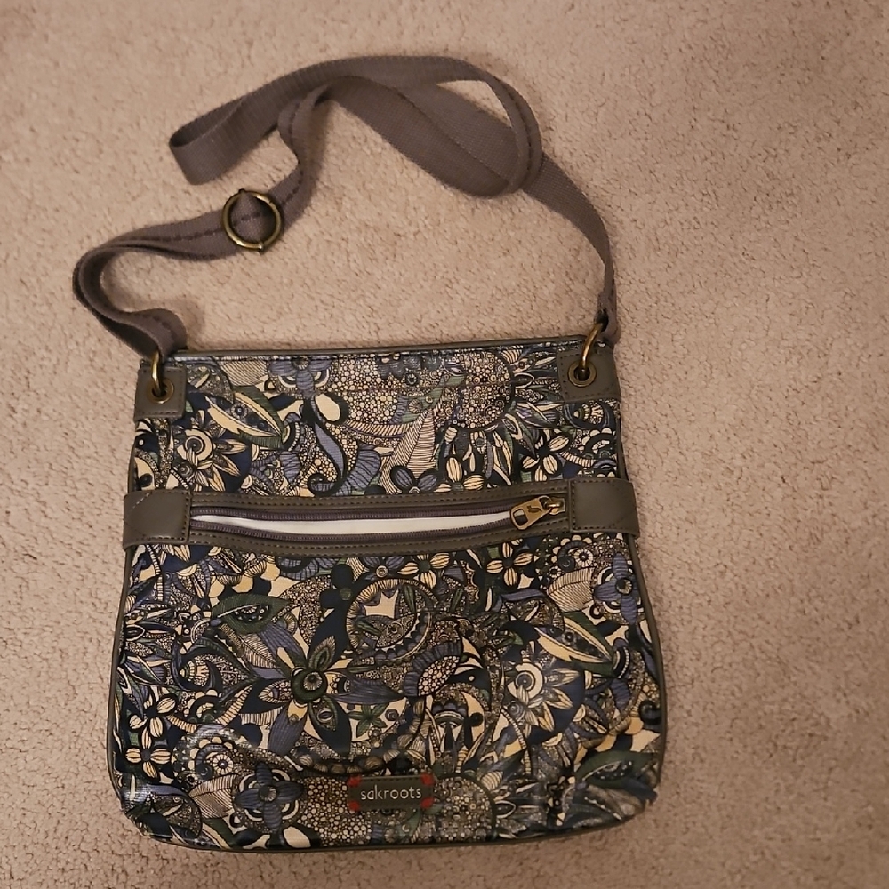Sakroots Multicolor Floral Crossbody Bag